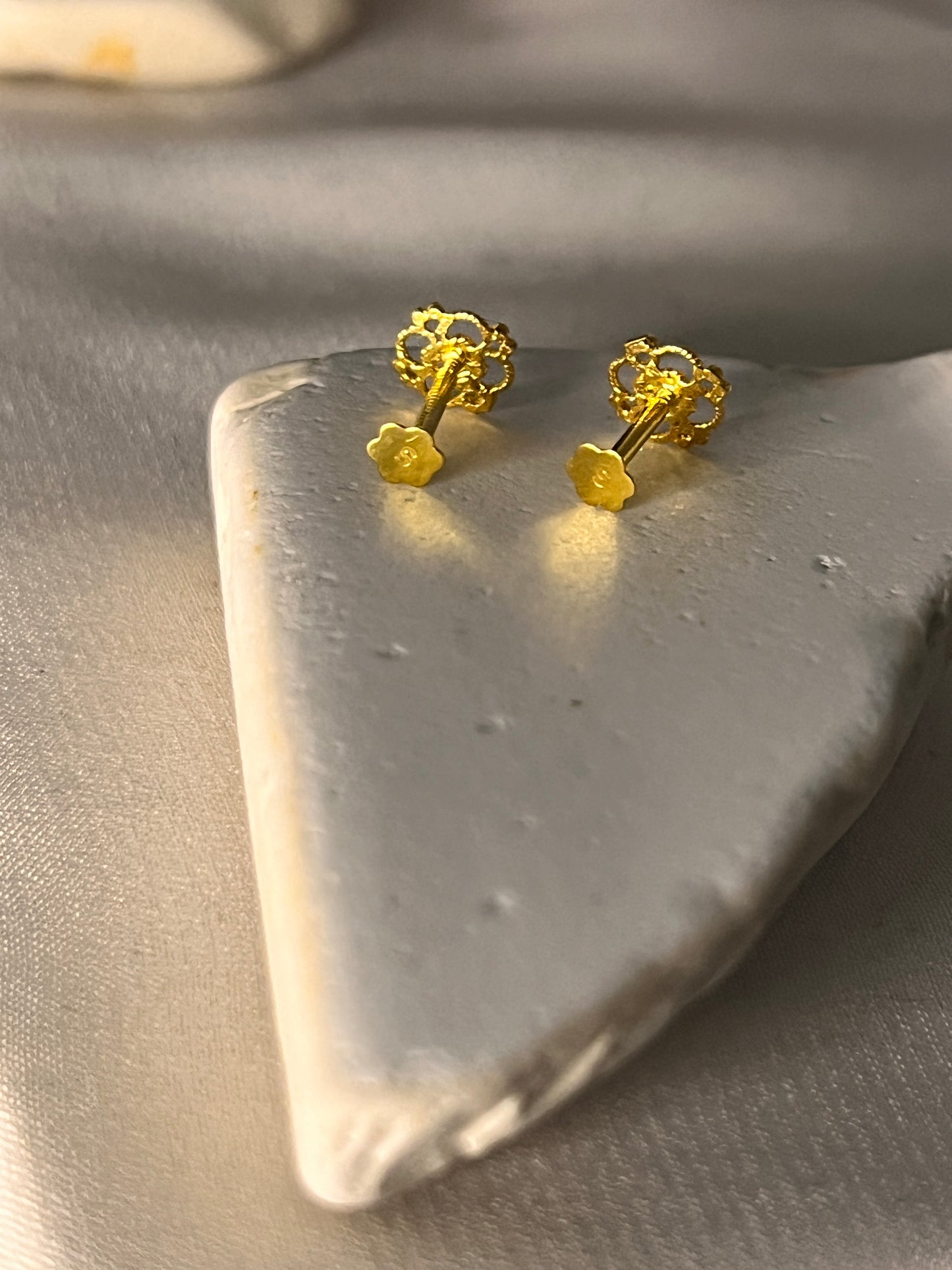 Four Leaf Design Studs