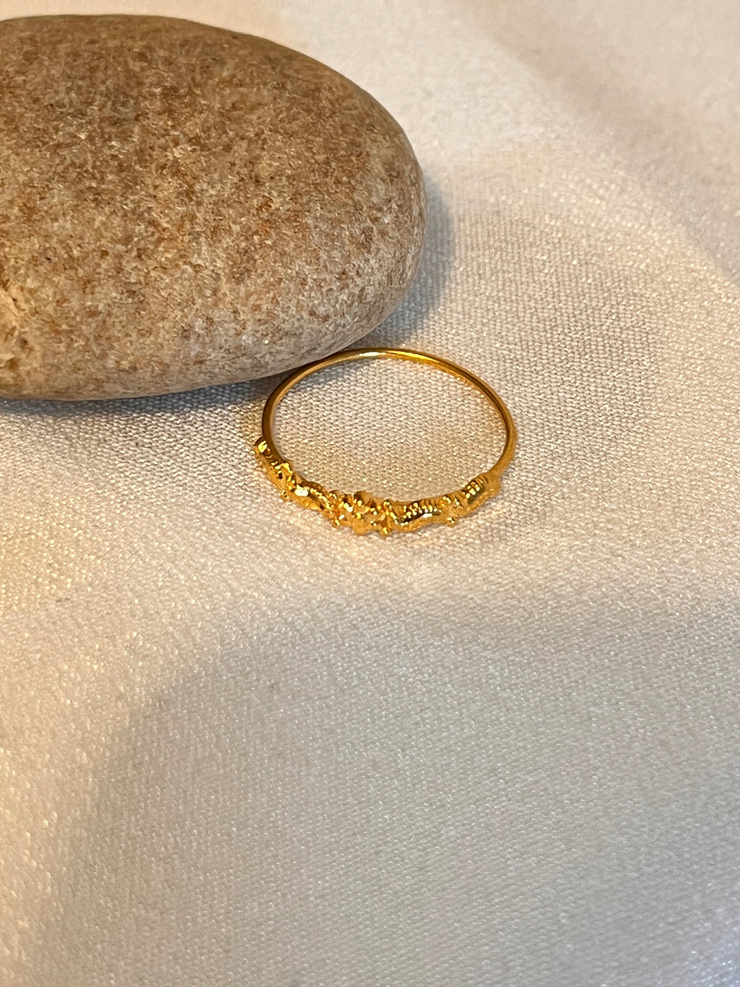 Swirl Flower Ring | Size M