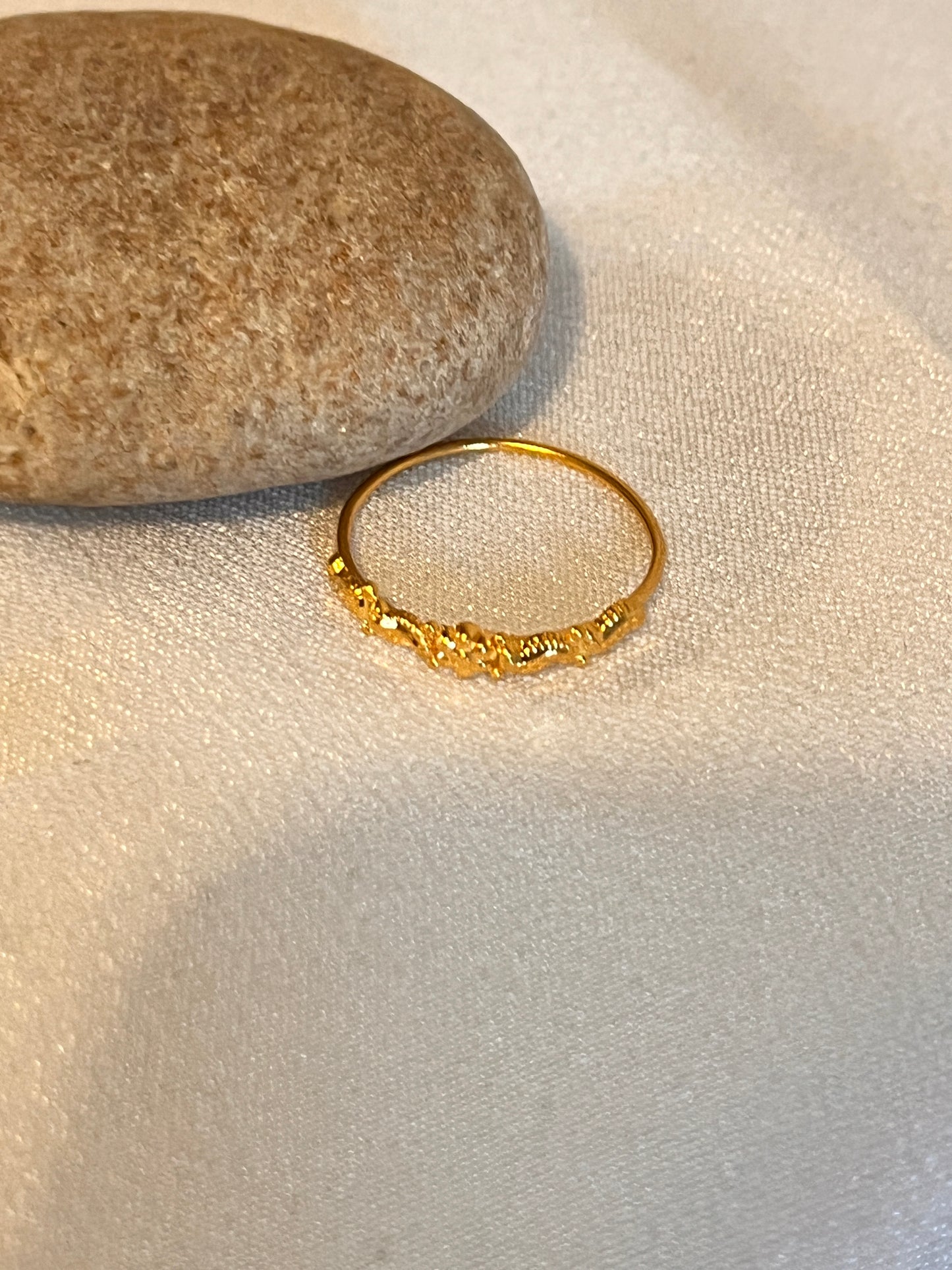 Swirl Flower Ring | Size M