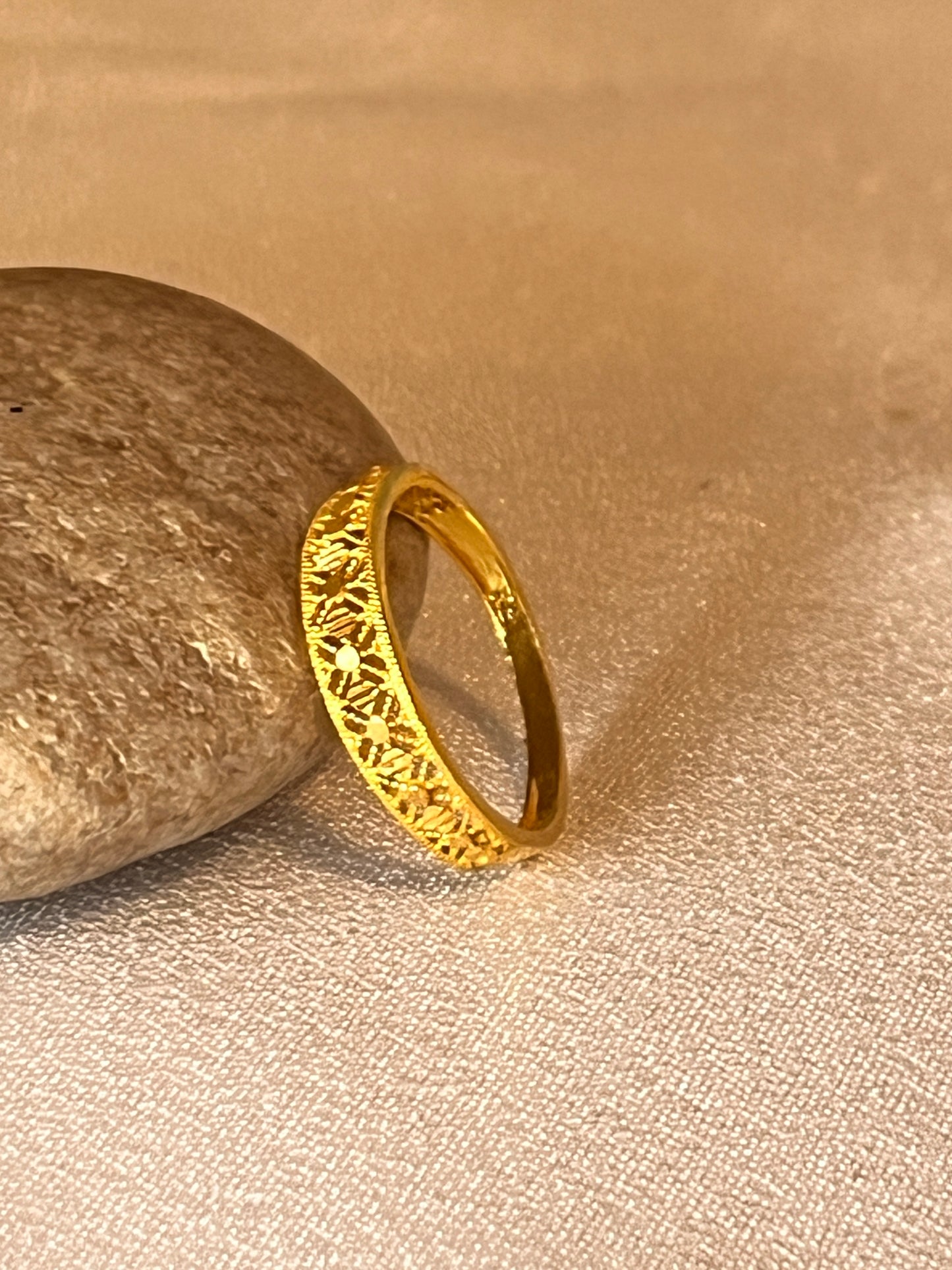 Elegant Net Ring | Size H | Extra small