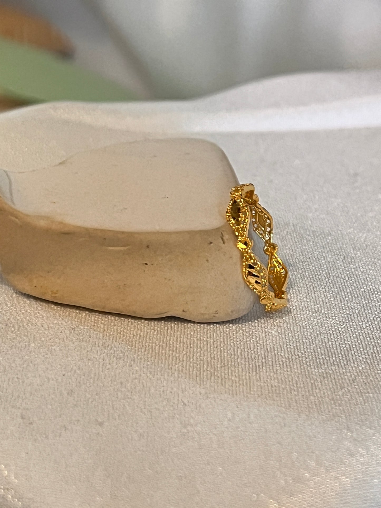 Alims Zigzag Style Ring  Sizes (L, M, O)