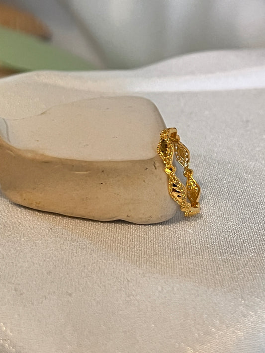 Alims Zigzag Style Ring  Sizes (L, M, I 1/2, K 1/2, N 1/4)