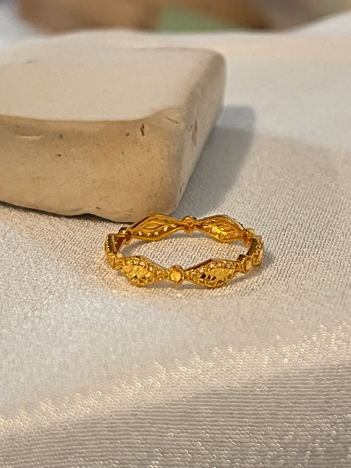 Alims Zigzag Style Ring  Sizes (L, M, O)