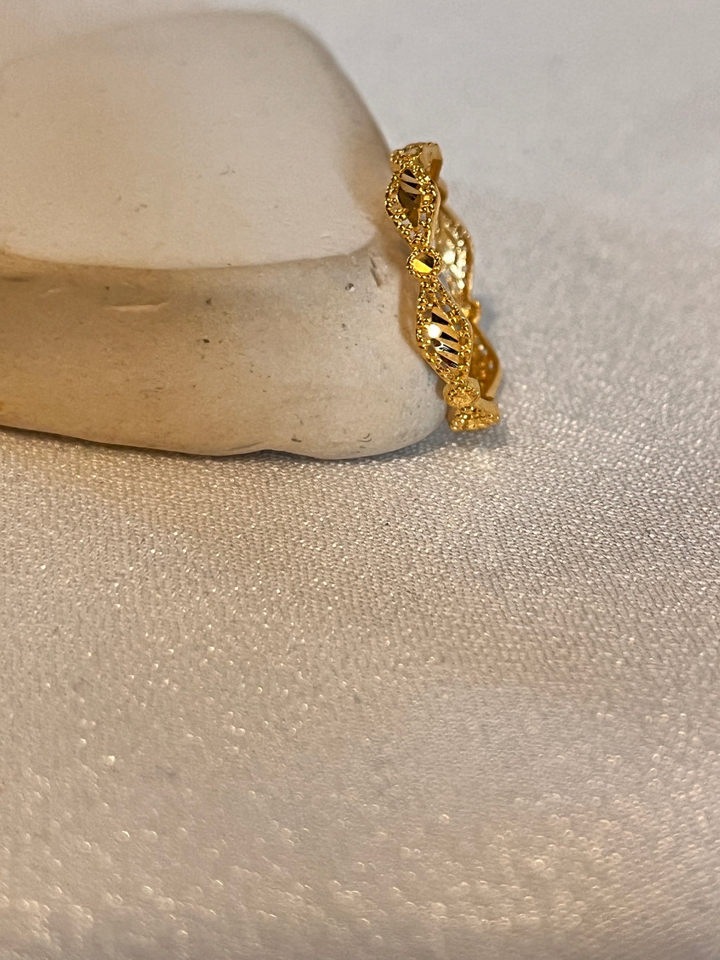 Alims Zigzag Style Ring  Sizes (L, M, O)