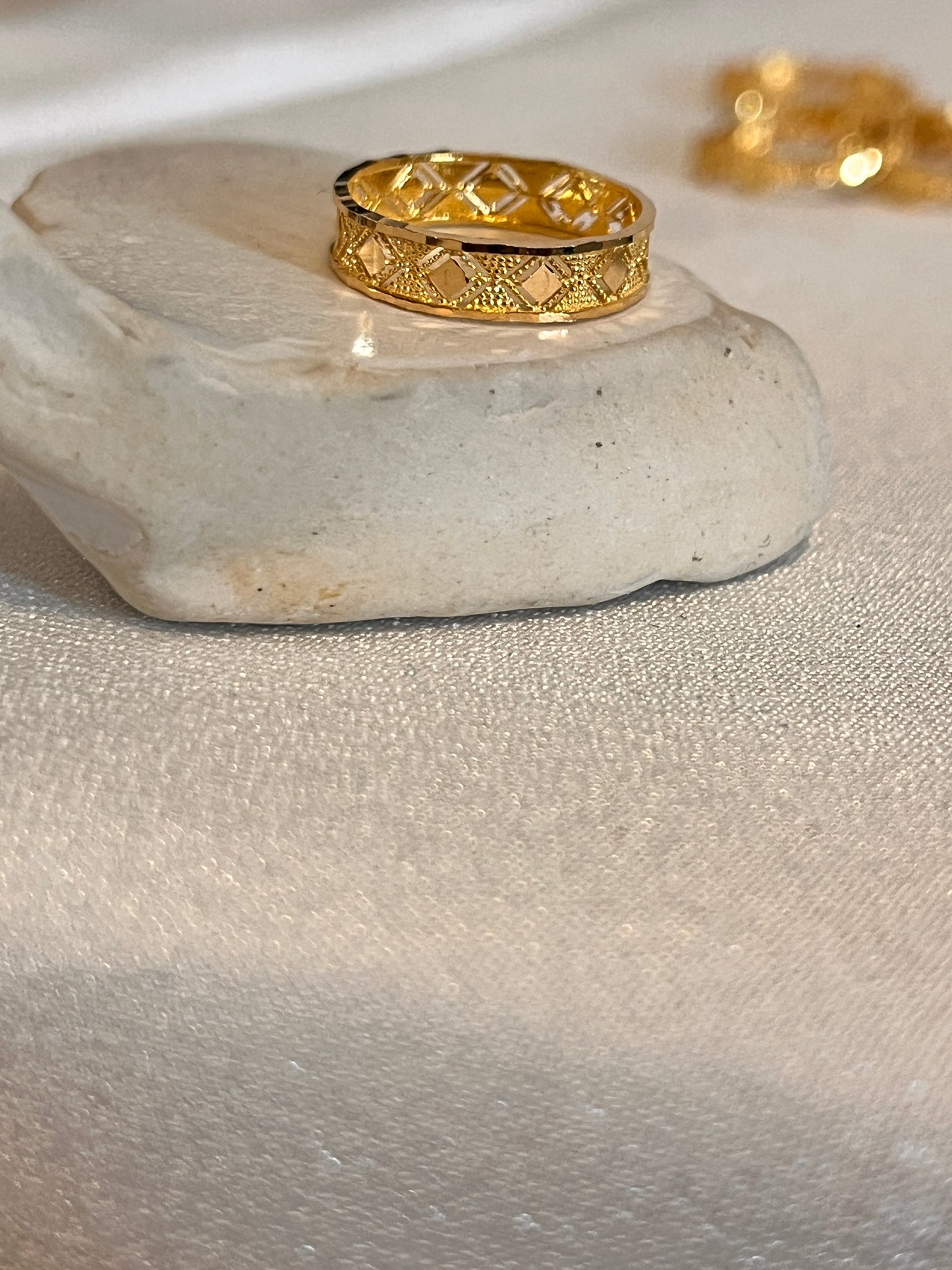 Light Net Ring | Size I | Slight imperfection - last picture