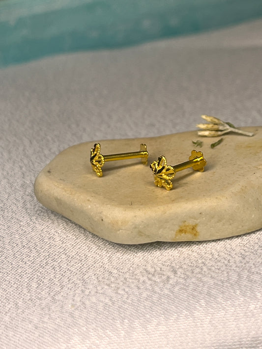 Tiny Star Shaped Studs | 5mm approx