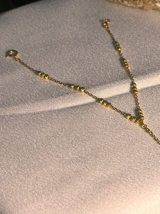 Ring Bracelet | Hand Chain (7” to 7.2”)