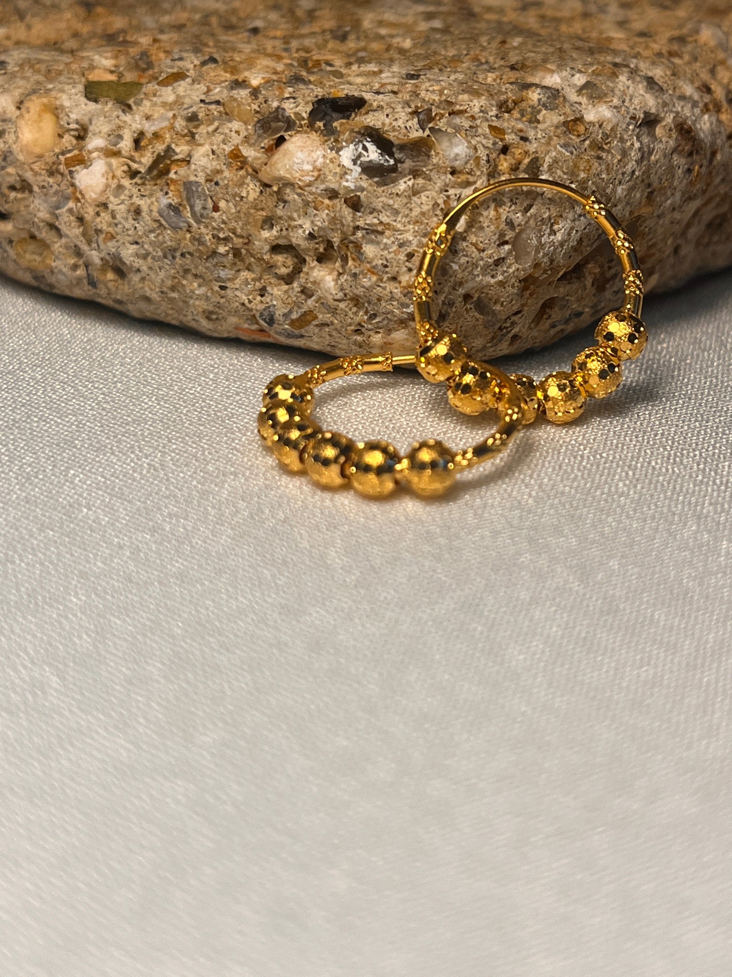 Beaded Hoops | 15mm