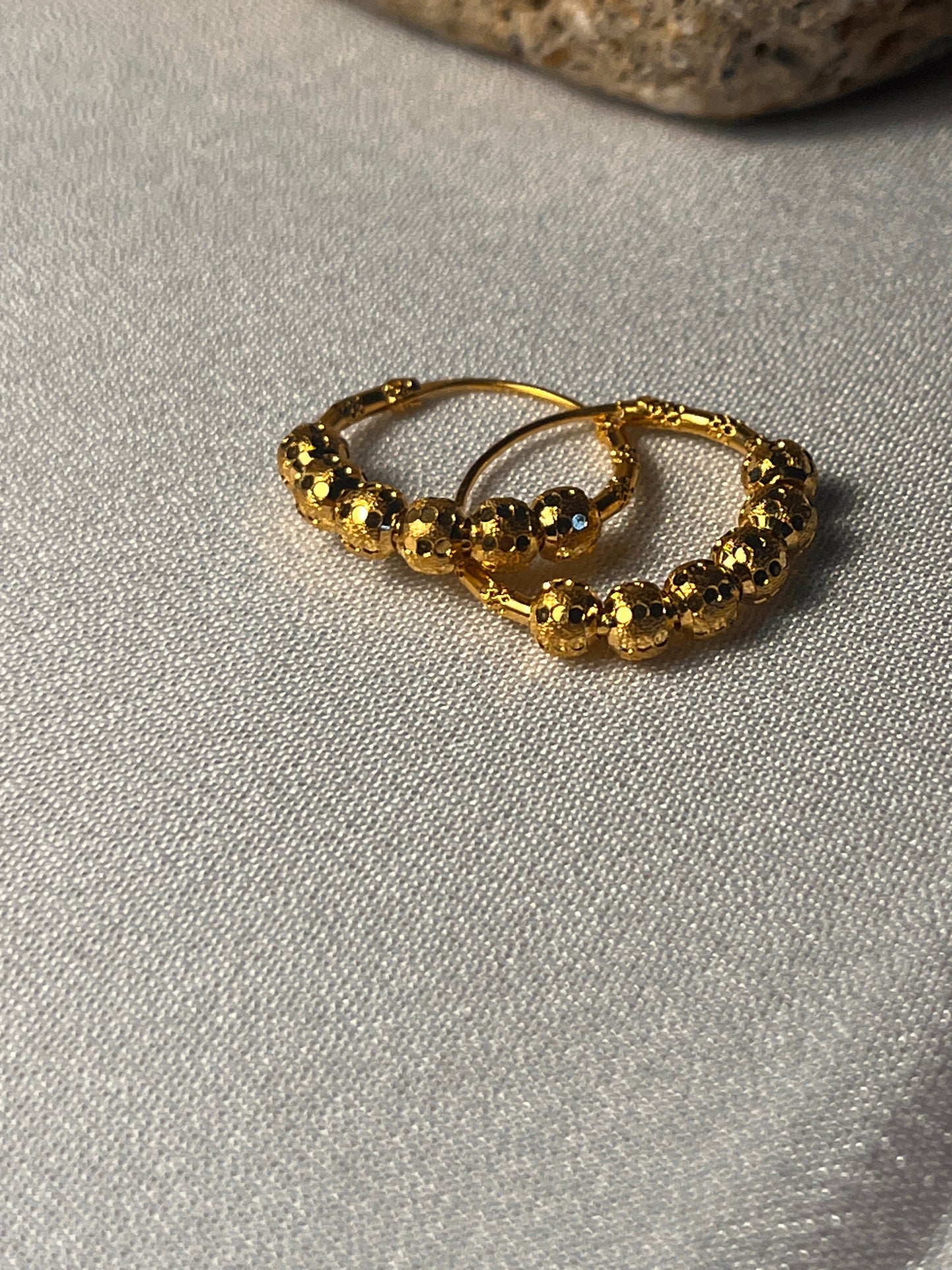 Beaded Hoops | 15mm