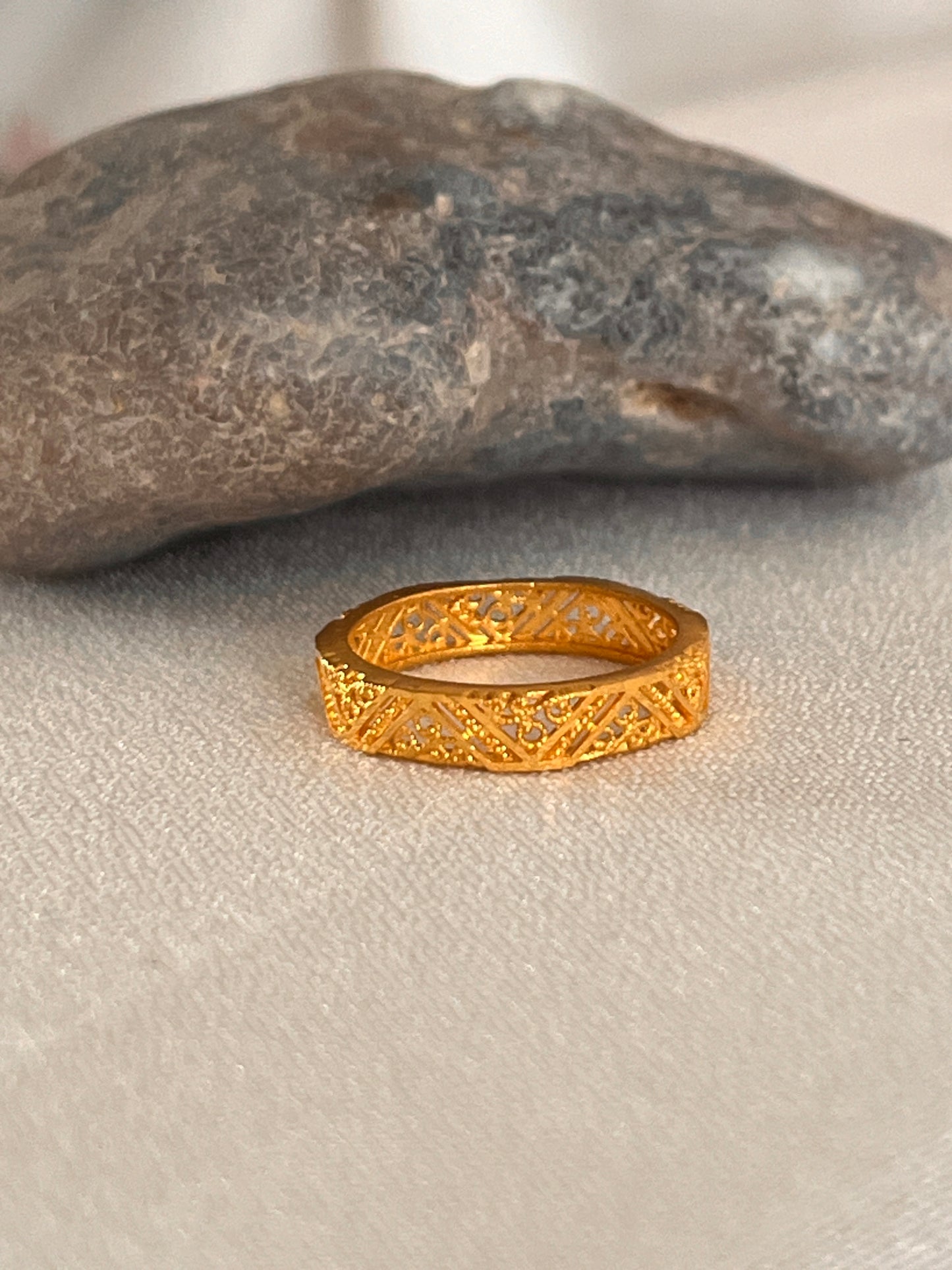 Netted Ring | Size i and 1/2