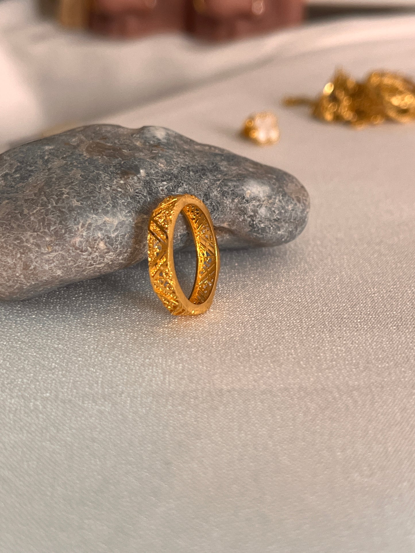 Netted Ring | Size i and 1/2