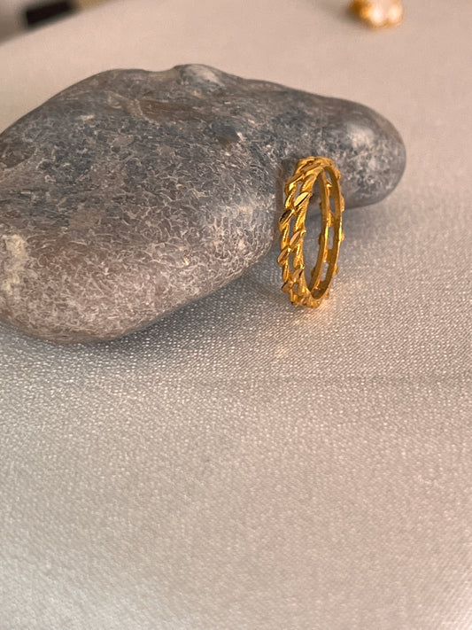 Twin Line Ring | Size i and 1/2