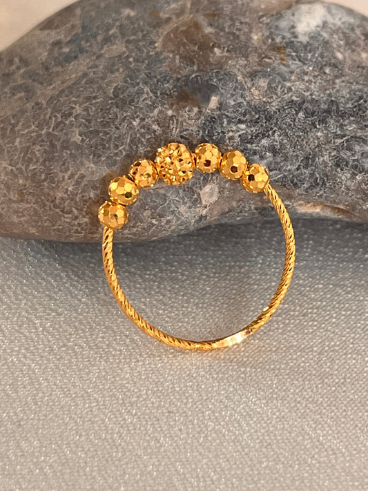 7 Bead Ring | Size L