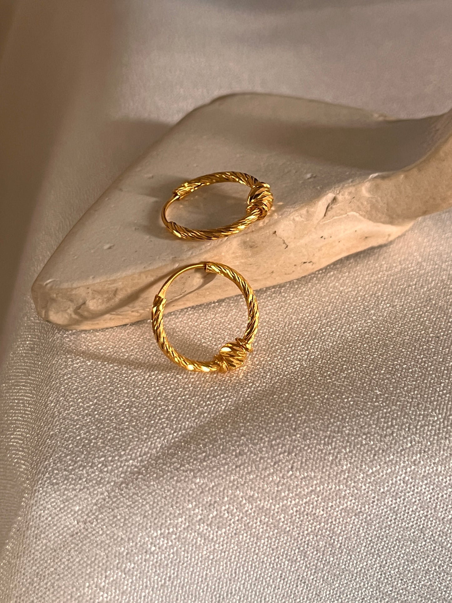 Etched Hoops | 12mm