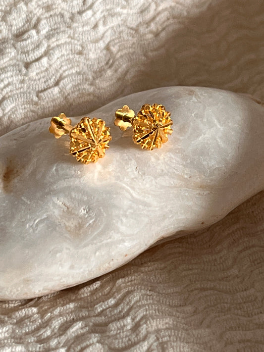 Intricate Flower Studs