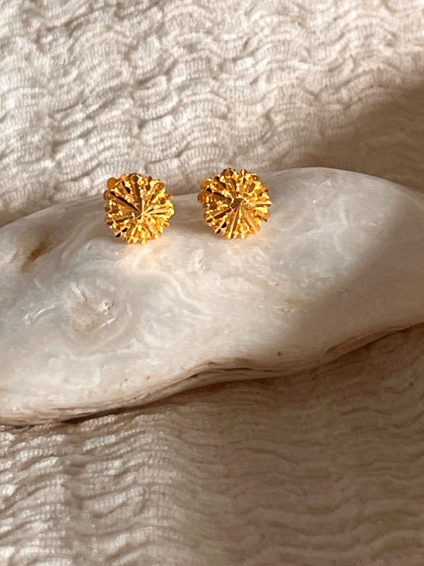 Intricate Flower Studs