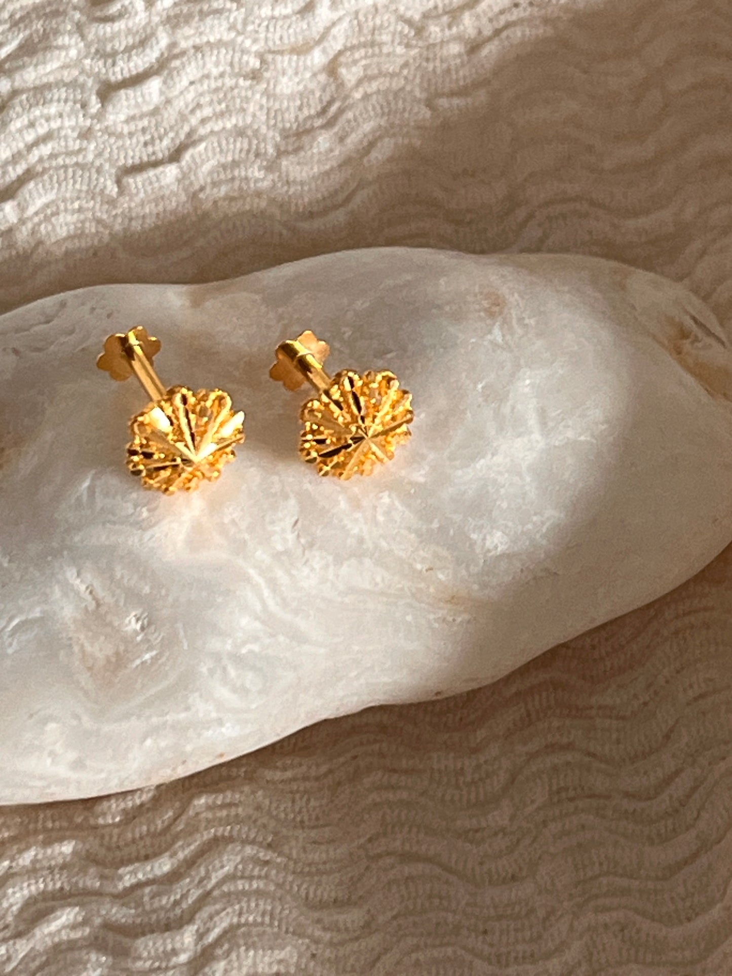 Intricate Flower Studs